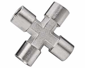 BTZFF | Female Cross brass pipe fitting female cross