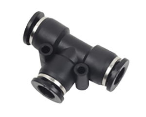 15mm O.D tube union tee push to connect fitting